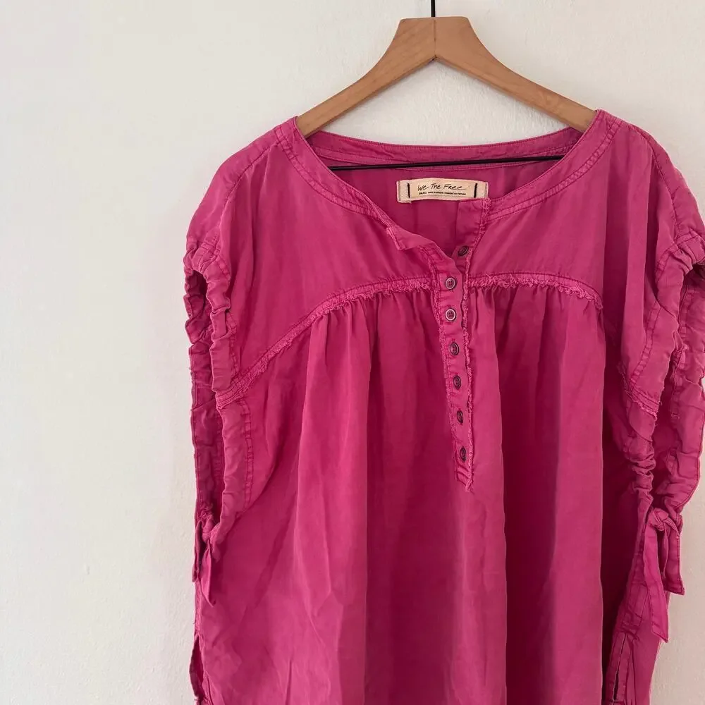 Free People Summer Love Top Dragon Fruit Size Small
